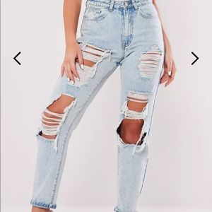 Missguided High rise mom jeans